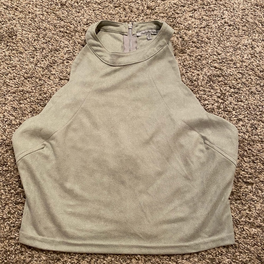 Crop halter top